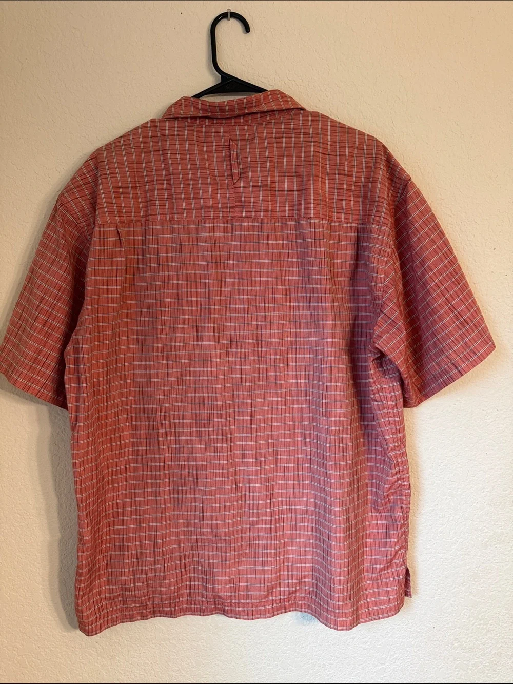 The North Face Men's Short-Sleeve Button-Up Shirt - Red Plaid